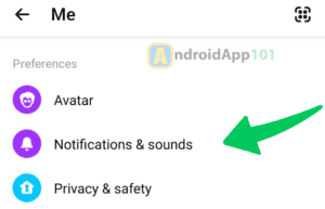 Notifications and sounds settings - Turn Off Facebook Messenger Sounds