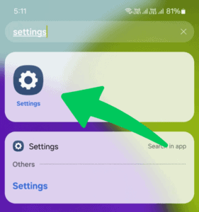 Open the Mobile Settings - How Do I Delete YouTube App On Android