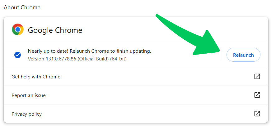 Update Your Chrome - How to Fix Full Screen Chrome Not Working